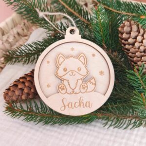 Boule de Noël Renard