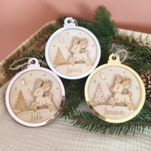 Boule de Noël Renne