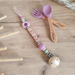 Couverts Silicone & Bois