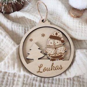 Boule de Noël Pingouin